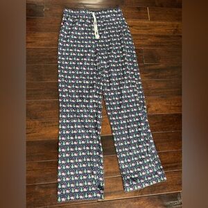 Vineyard Vines Festive Santa Whale pj bottoms